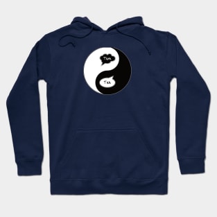 Think - Talk as Yin - Yang Hoodie